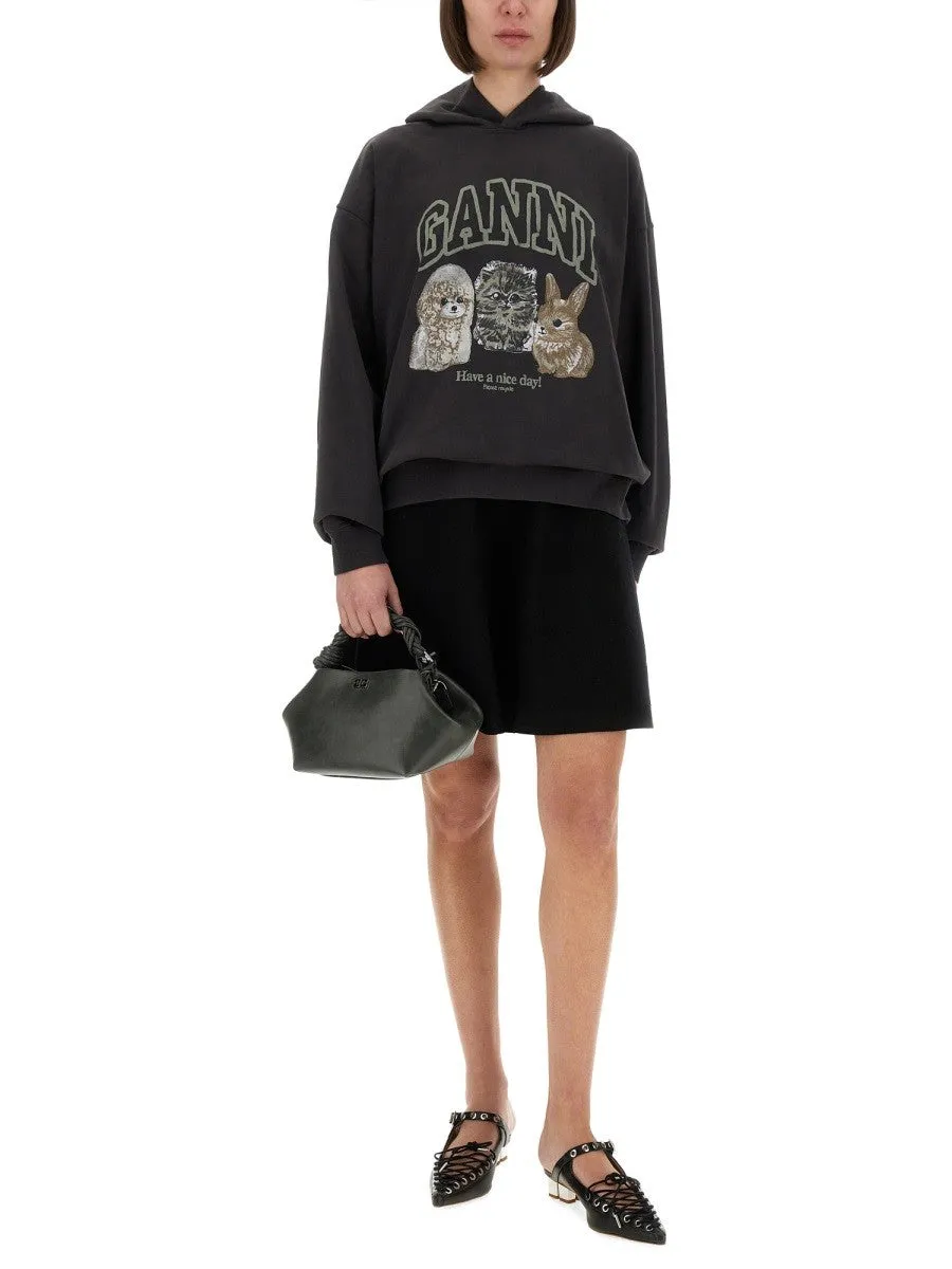 GANNI OVERSIZED "ISOLI" HOODIE sold by Siebentaschen product image thumbnail 2