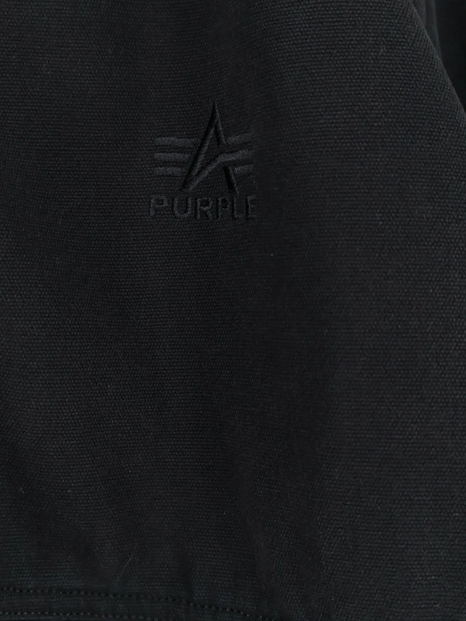 PURPLE BRAND Alpha X Purple Hooded reversible Bomber jacket sold by Siebentaschen product image thumbnail 4