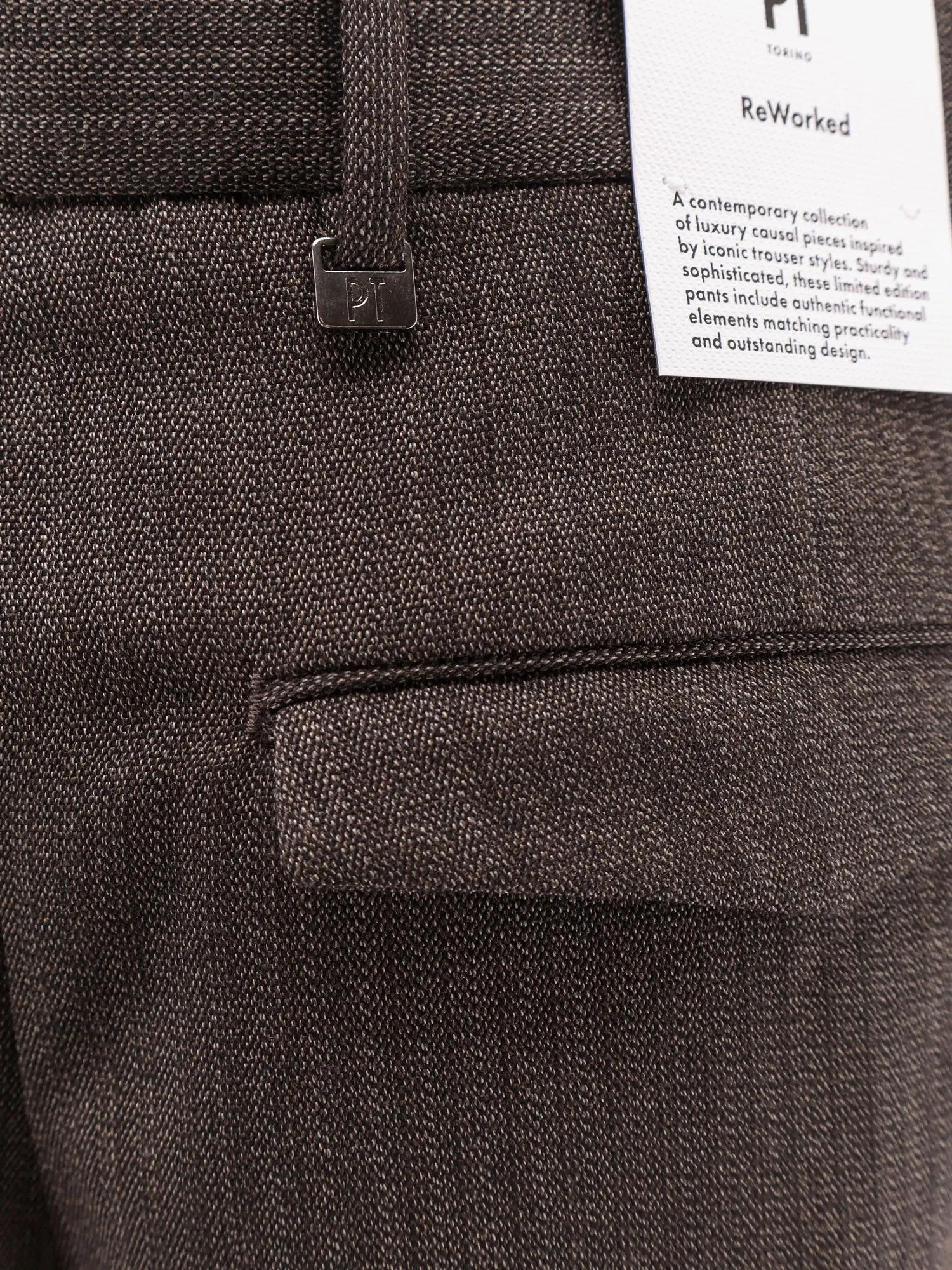 Pt Torino Michael virgin wool trousers sold by Siebentaschen product image thumbnail 3