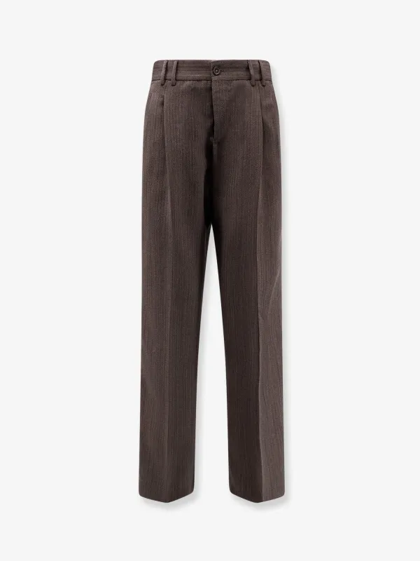 Pt Torino Michael virgin wool trousers sold by Siebentaschen