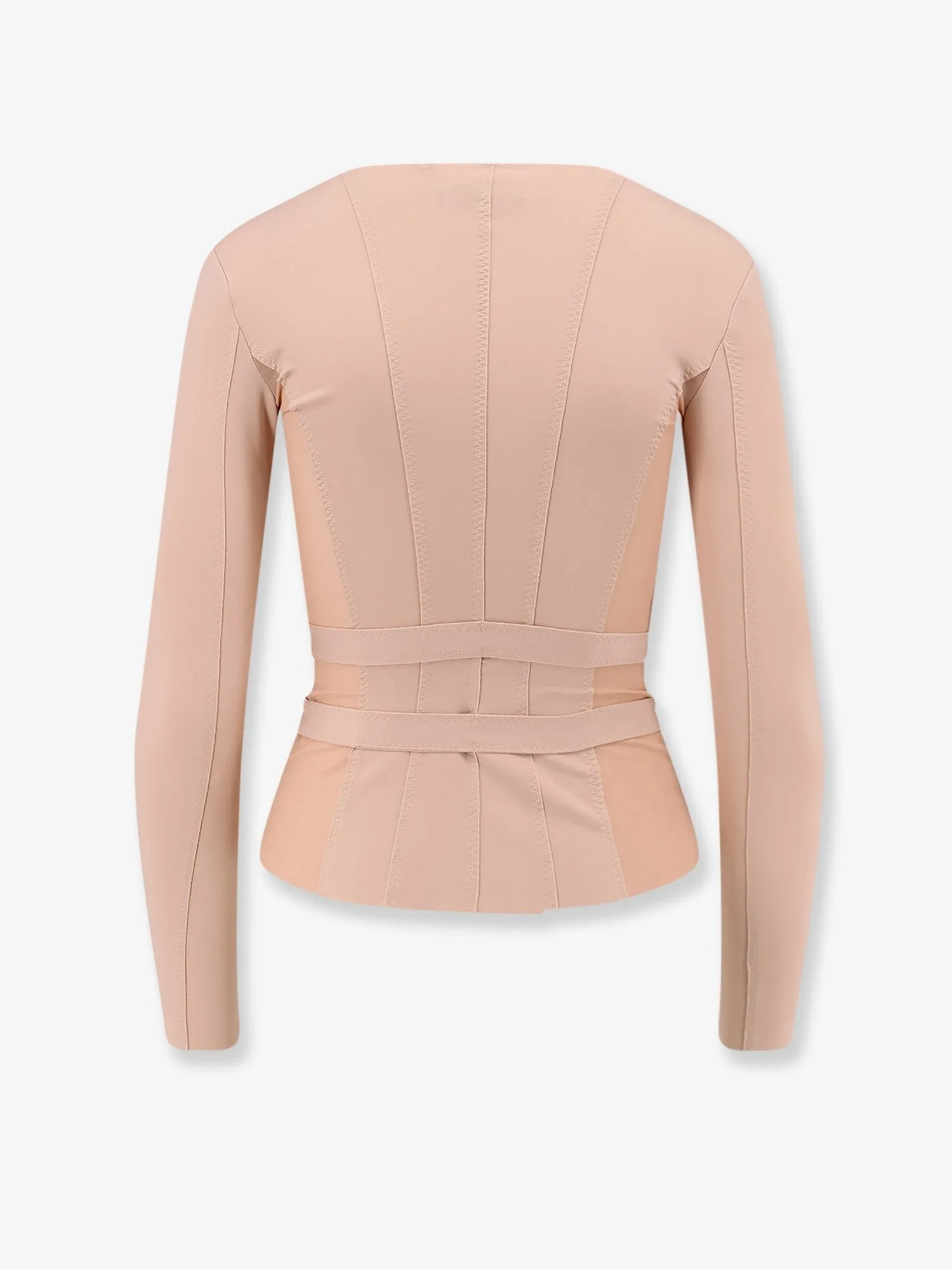 Elisabetta Franchi Stretch fabric top with metal details sold by Siebentaschen product image thumbnail 2