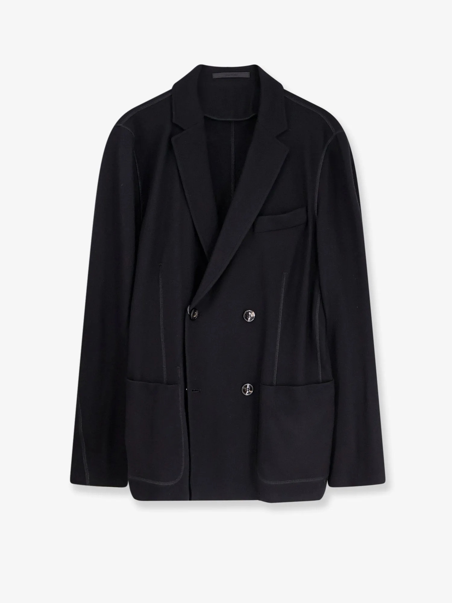 Giorgio Armani Double-breasted cashmere blazer sold by Siebentaschen