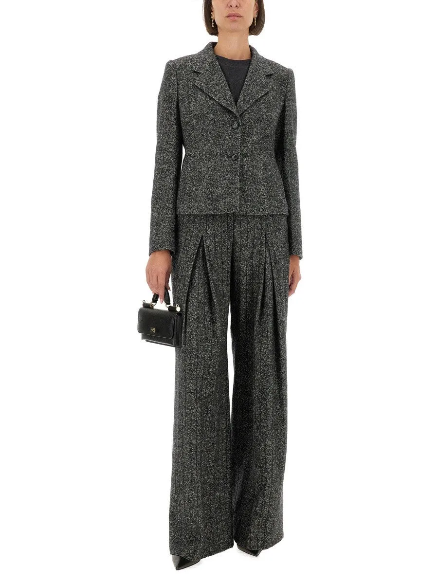 Dolce & Gabbana STRIPED WOOL PANTS sold by Siebentaschen product image thumbnail 3