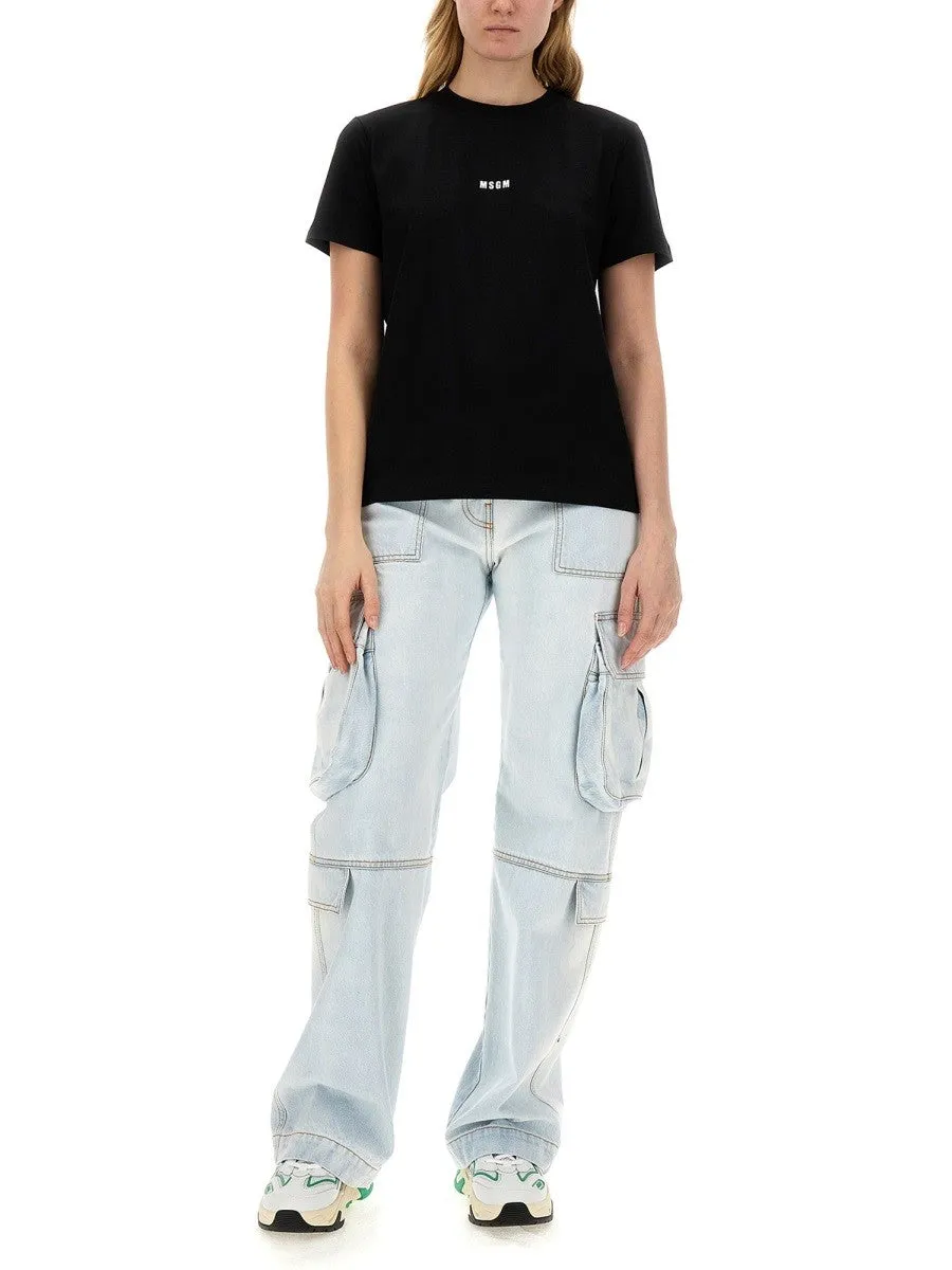 msgm MICRO LOGO T-SHIRT sold by Siebentaschen product image thumbnail 2