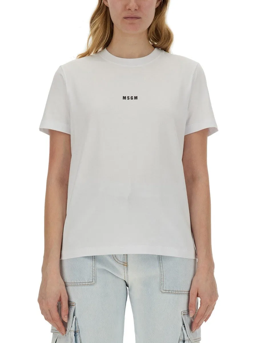 msgm MICRO LOGO T-SHIRT sold by Siebentaschen
