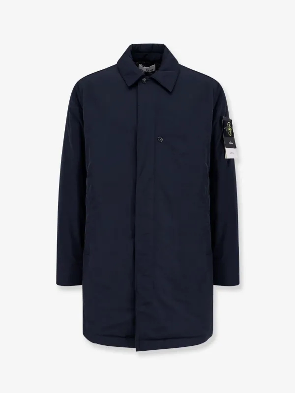 Stone Island Padded nylon coat sold by Siebentaschen