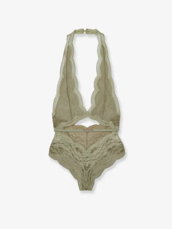 Gucci Stretch tulle bodysuit sold by Siebentaschen