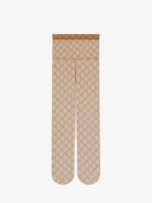 Gucci Nylon tights with all-over GG motif sold by Siebentaschen