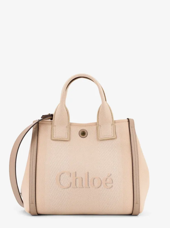 CHLOE' Borsa a tracolla Chloé Carry in canvas sold by Siebentaschen