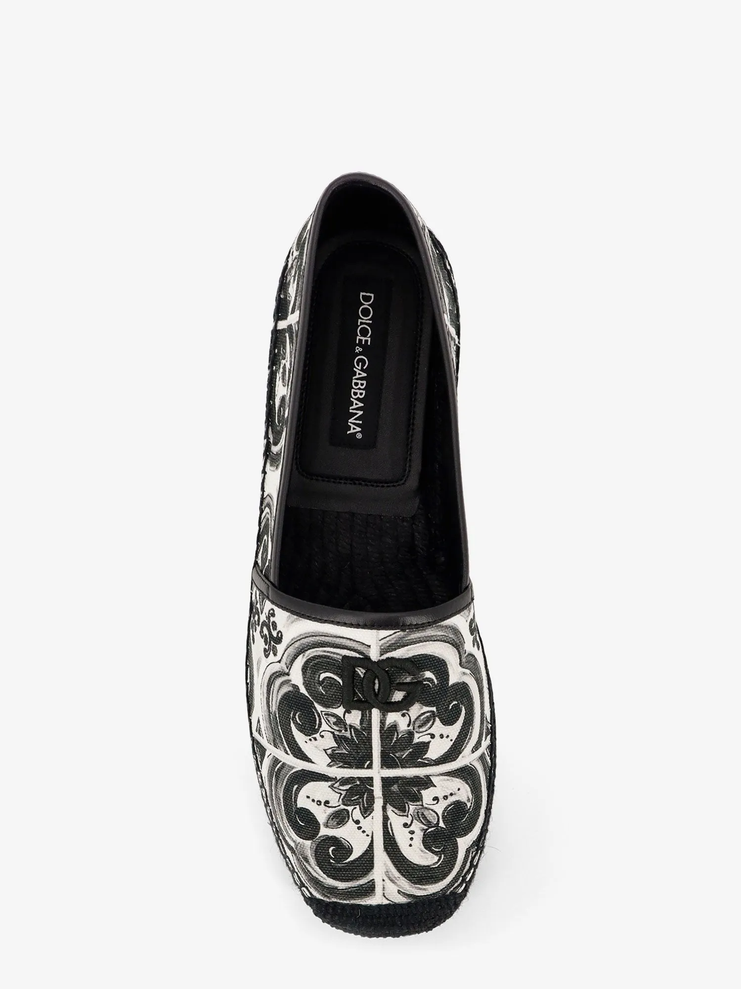 Dolce & Gabbana Canvas espadrilles with Maiolica print sold by Siebentaschen product image thumbnail 5
