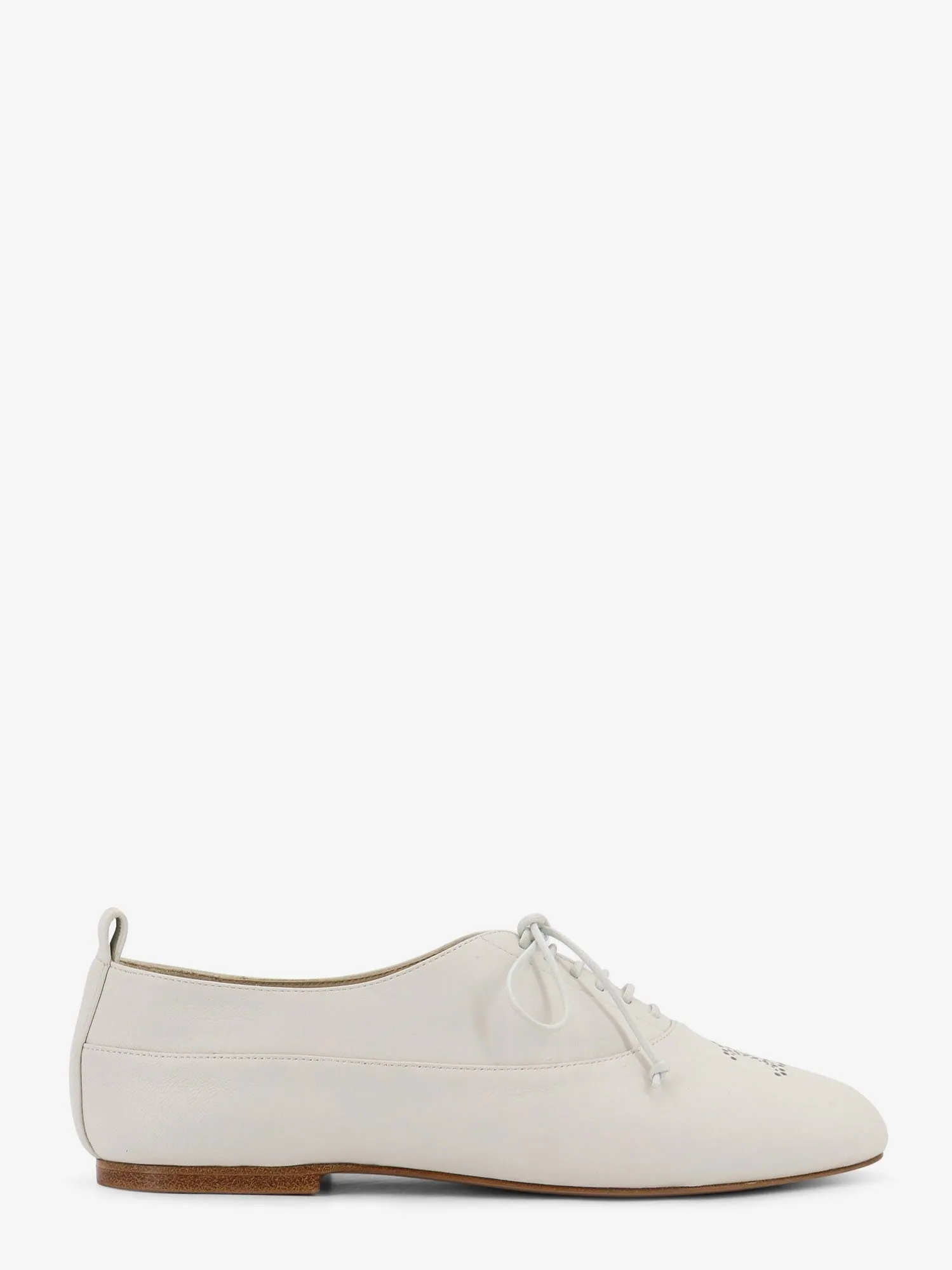 Celine Triomphe Richelieu leather lace-up shoe sold by Siebentaschen