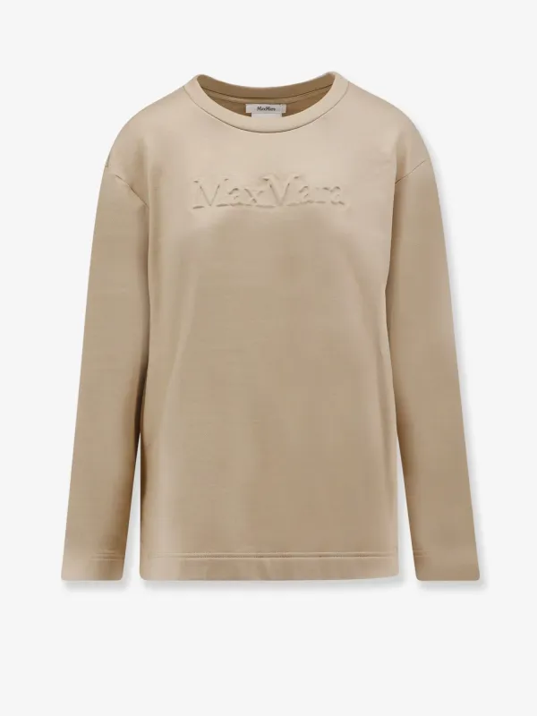 Max Mara Silk and cotton blend Berma sweatshirt sold by Siebentaschen
