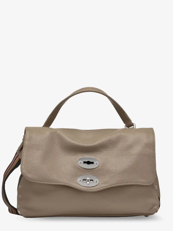 ZANELLATO Postina S leather crossbody bag with double shoulder strap sold by Siebentaschen