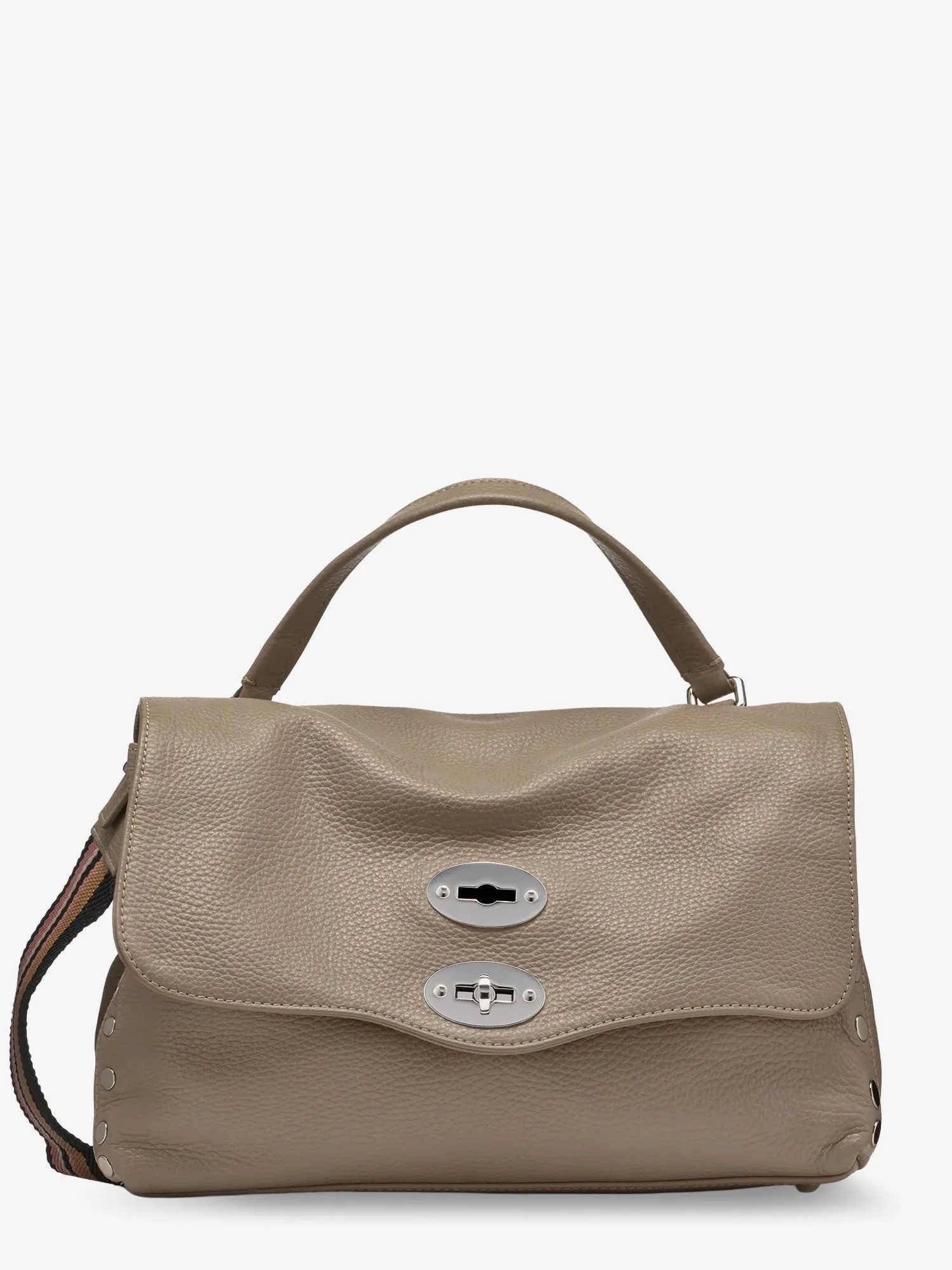 ZANELLATO Postina S leather crossbody bag with double shoulder strap sold by Siebentaschen