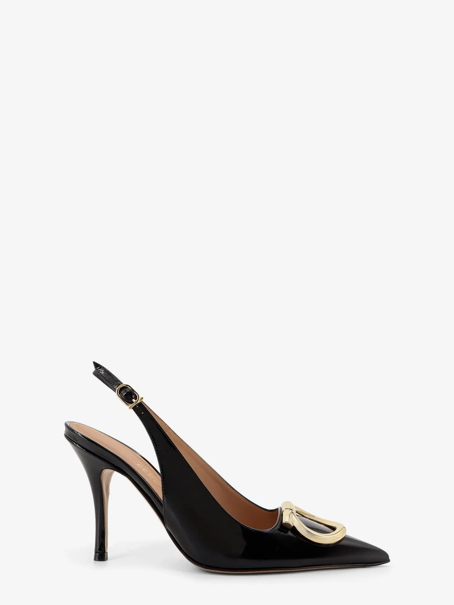 Ferragamo Sara patent leather slingback pumps sold by Siebentaschen