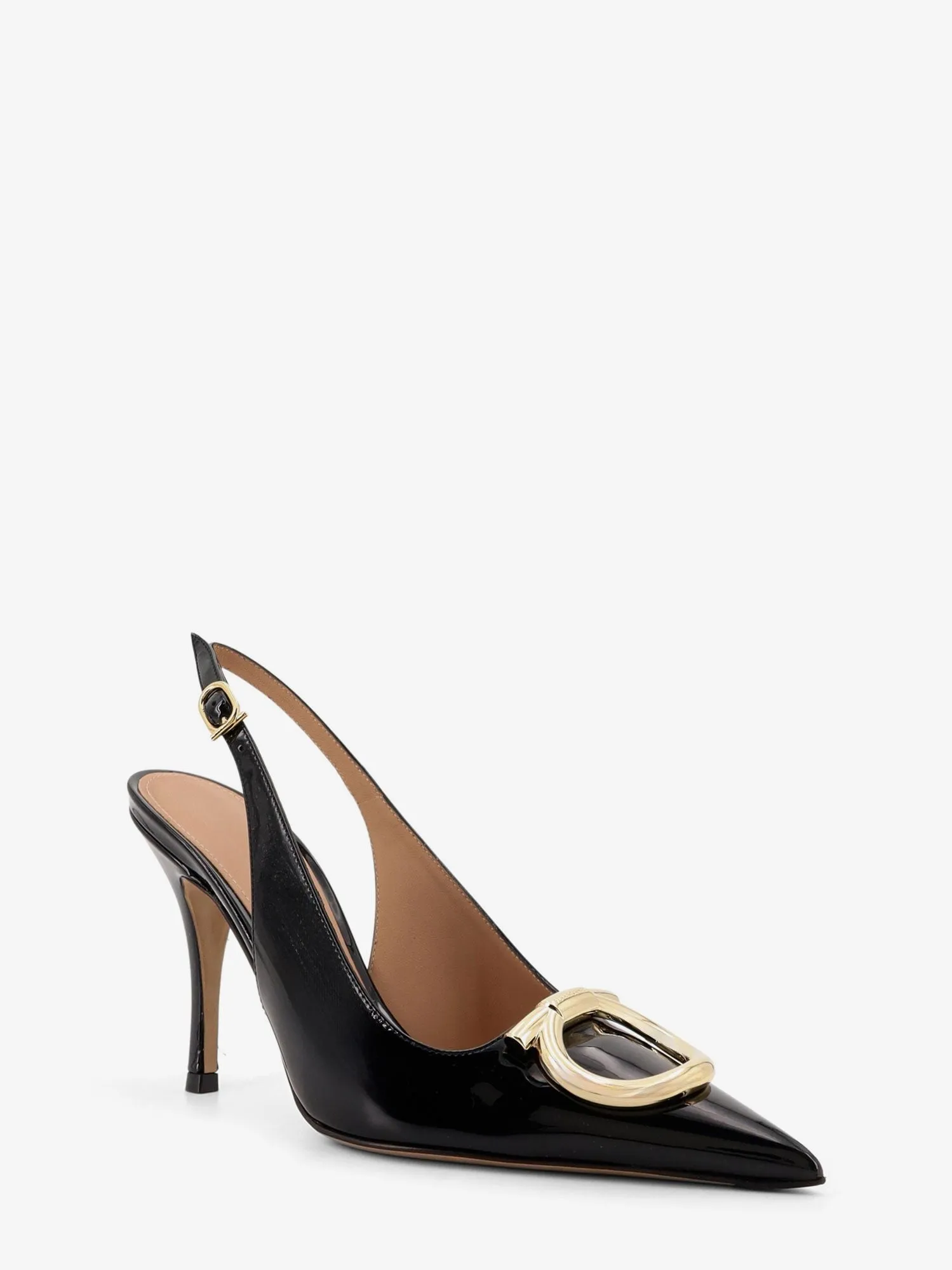 Ferragamo Sara patent leather slingback pumps sold by Siebentaschen product image thumbnail 2