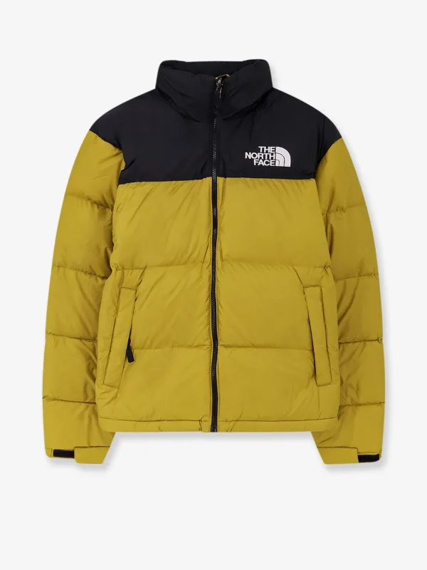The North Face Retro Nuptse bicolor down jacket sold by Siebentaschen