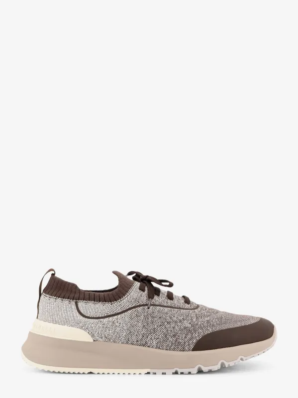 Brunello Cucinelli Low-Top knitted sneakers sold by Siebentaschen