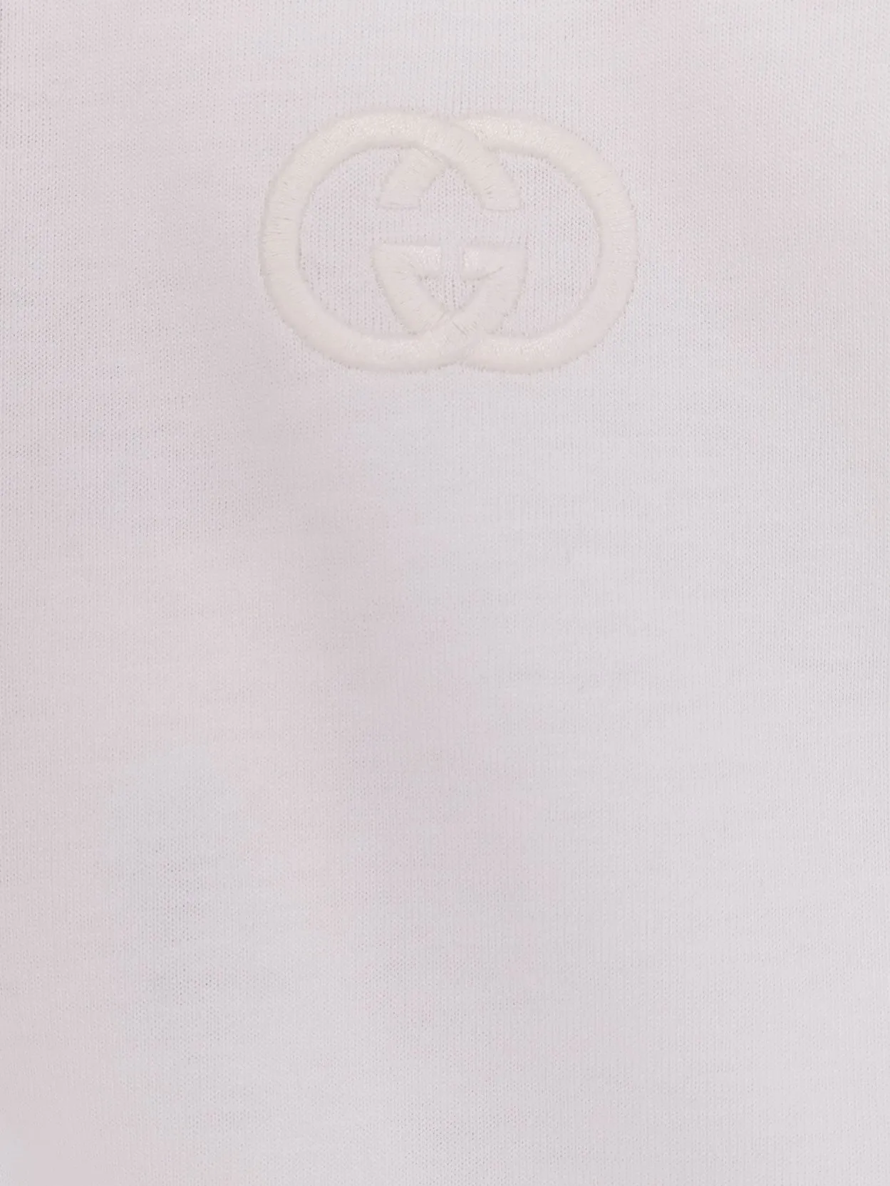 Gucci Cotton T-shirt with embroidered GG Incrocio logo sold by Siebentaschen product image thumbnail 3