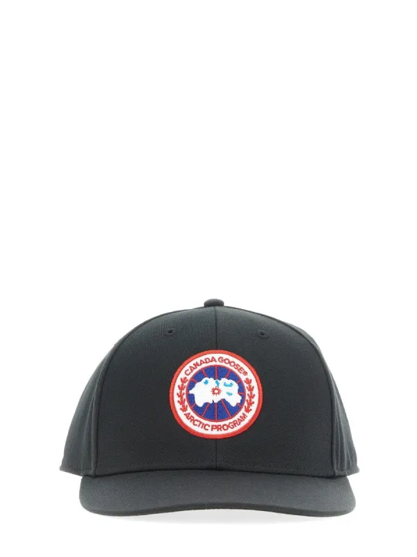 CANADA GOOSE BASEBALL HAT WITH LOGO PATCH sold by Siebentaschen