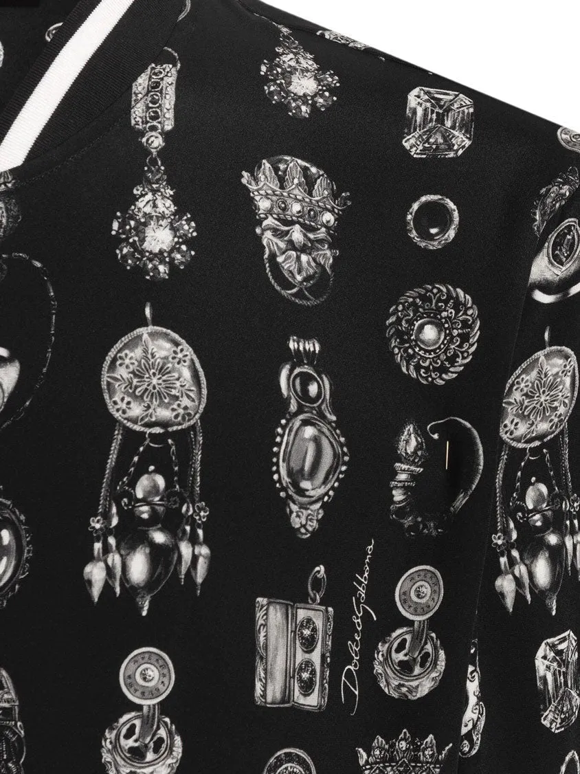 Dolce & Gabbana Silk bomber with icnic print sold by Siebentaschen product image thumbnail 3