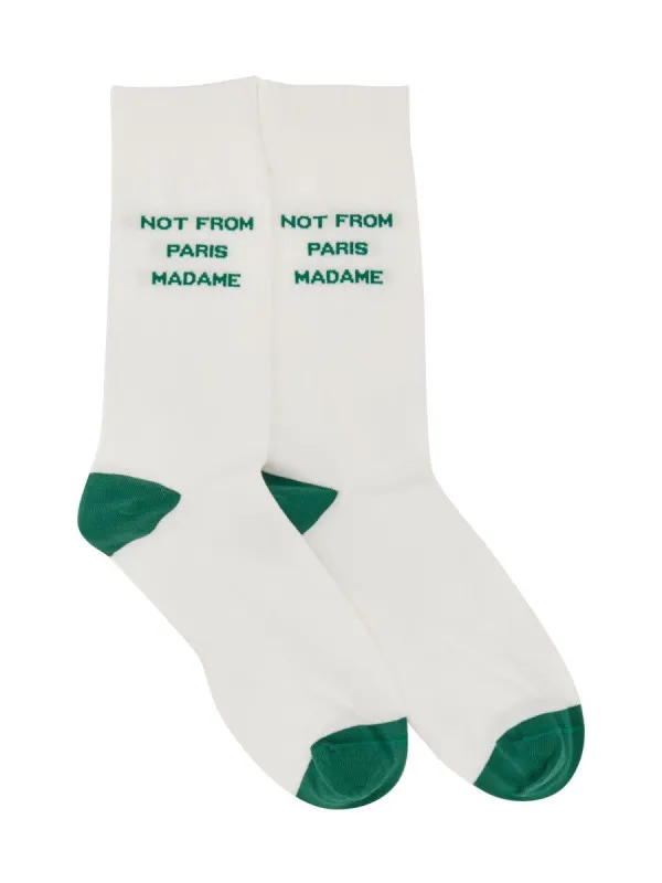 Drole De Monsieur SLOGAN SOCKS. made by Drôle de Monsieur