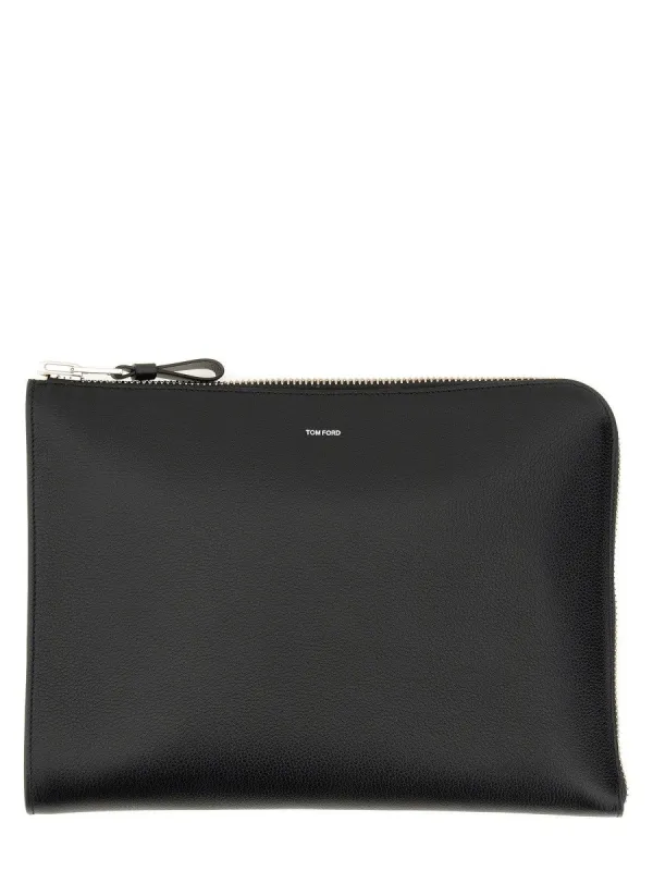 TOM FORD ZIPPERED LEATHER PORTFOLIO sold by Siebentaschen