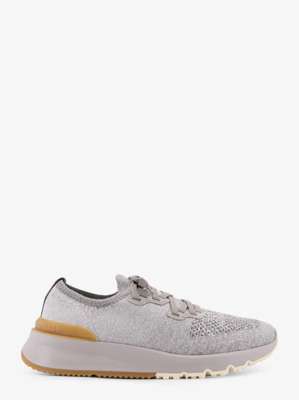 Brunello Cucinelli Melange knit sneakers sold by Siebentaschen