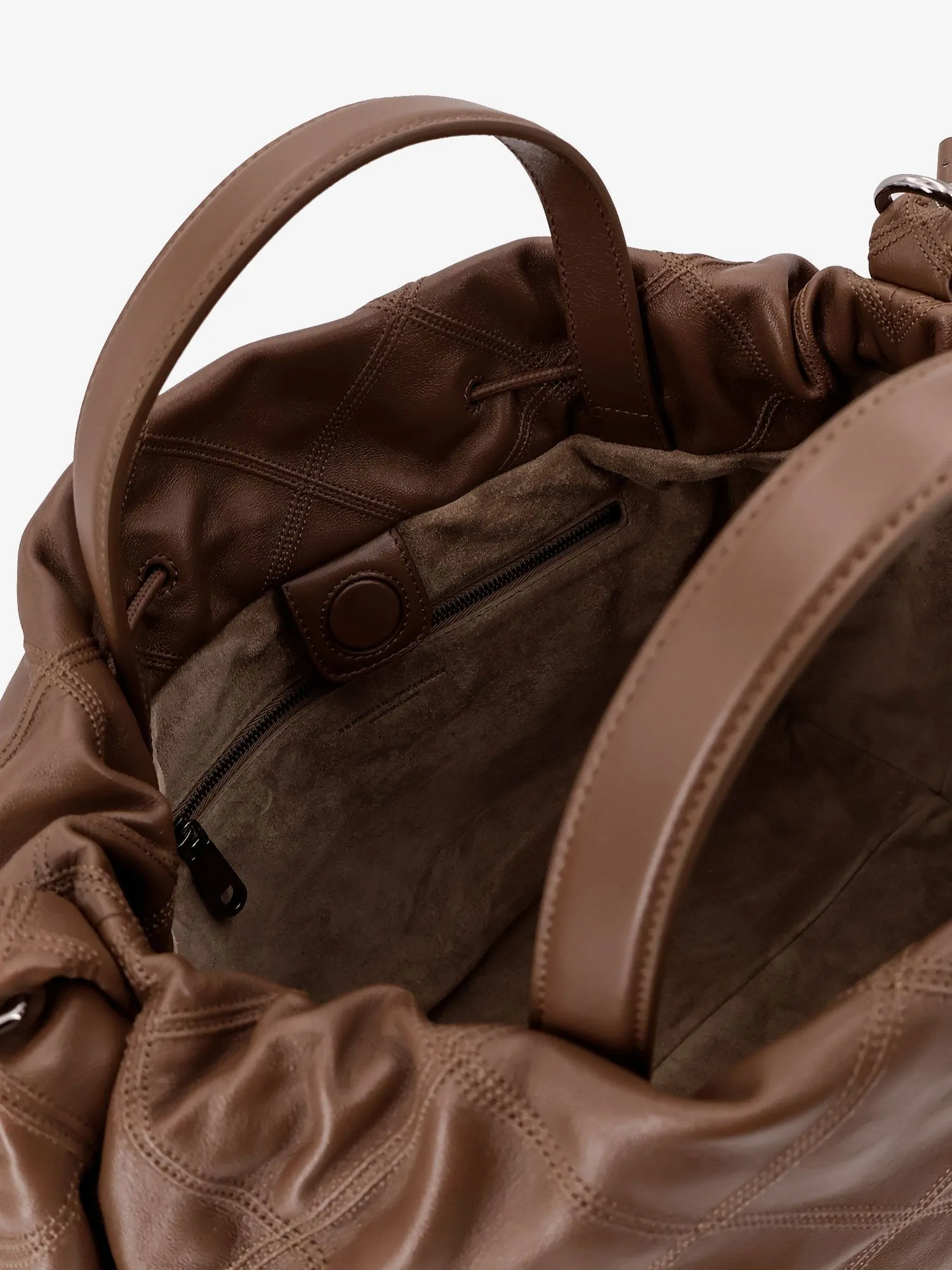 Brunello Cucinelli Mellow quilted leather shopper bag with Monile sold by Siebentaschen product image thumbnail 4