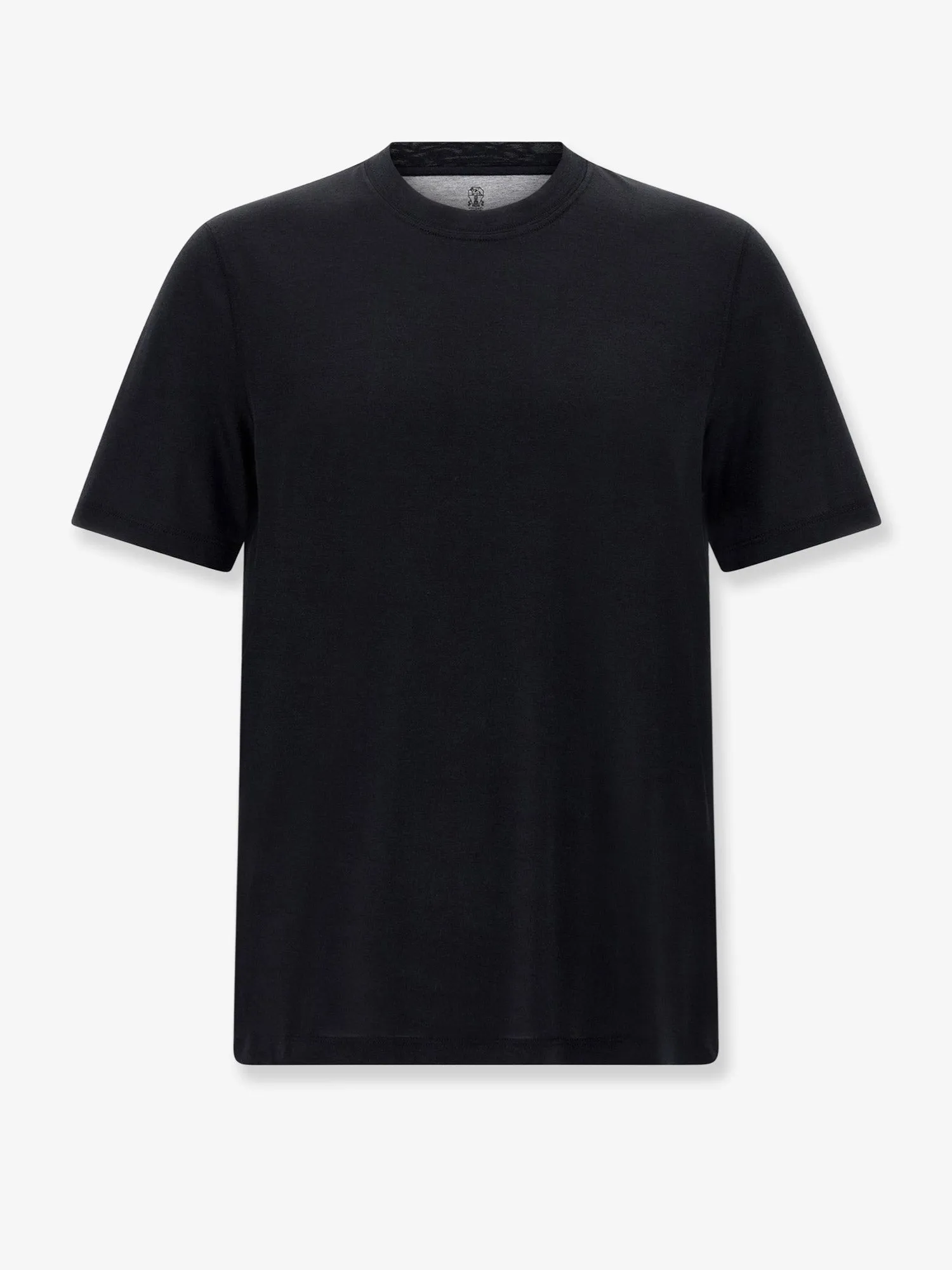 Brunello Cucinelli Silk and cotton blend t-shirt sold by Siebentaschen