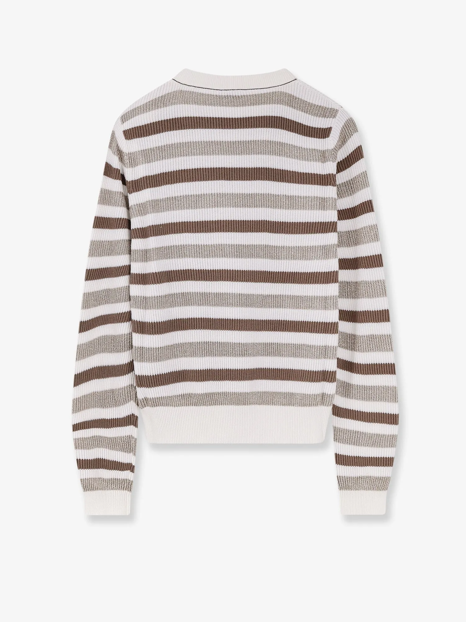 Brunello Cucinelli Sparkling stripes cotton sweater sold by Siebentaschen product image thumbnail 2