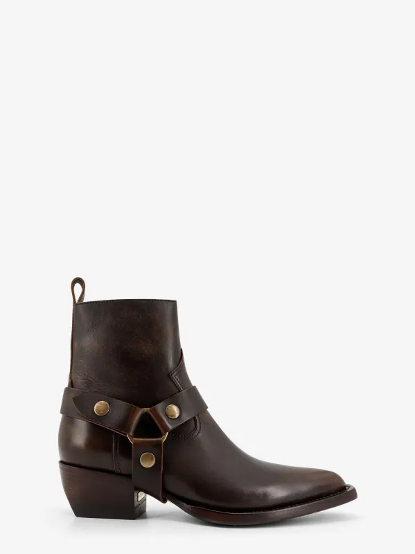 Golden Goose Deluxe Brand Debbie Distressed leather boots sold by Siebentaschen