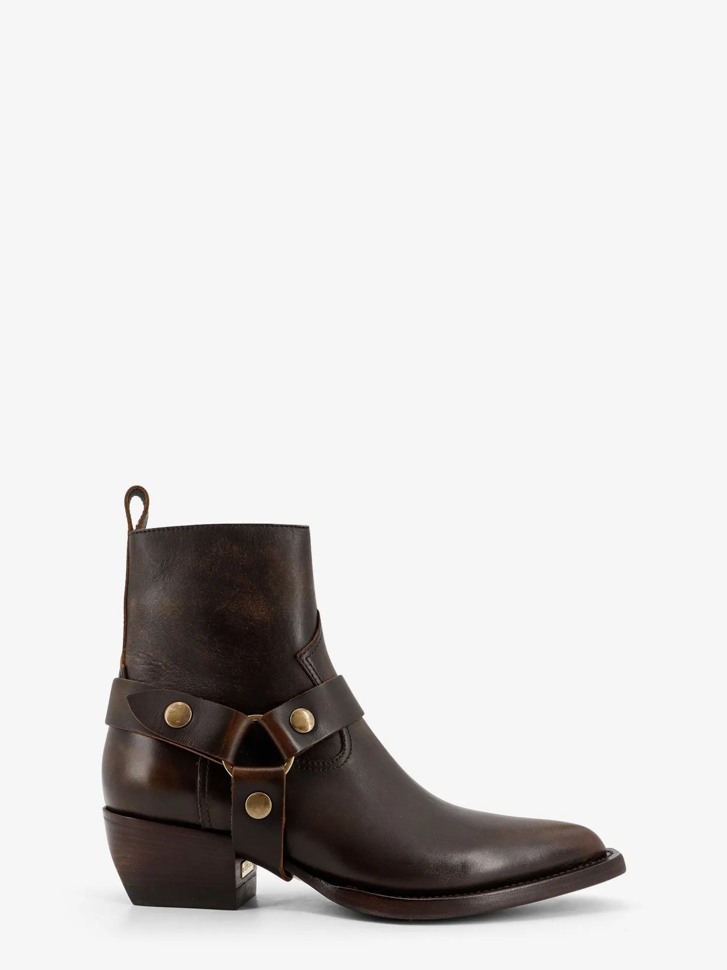 Golden Goose Deluxe Brand Debbie Distressed leather boots sold by Siebentaschen