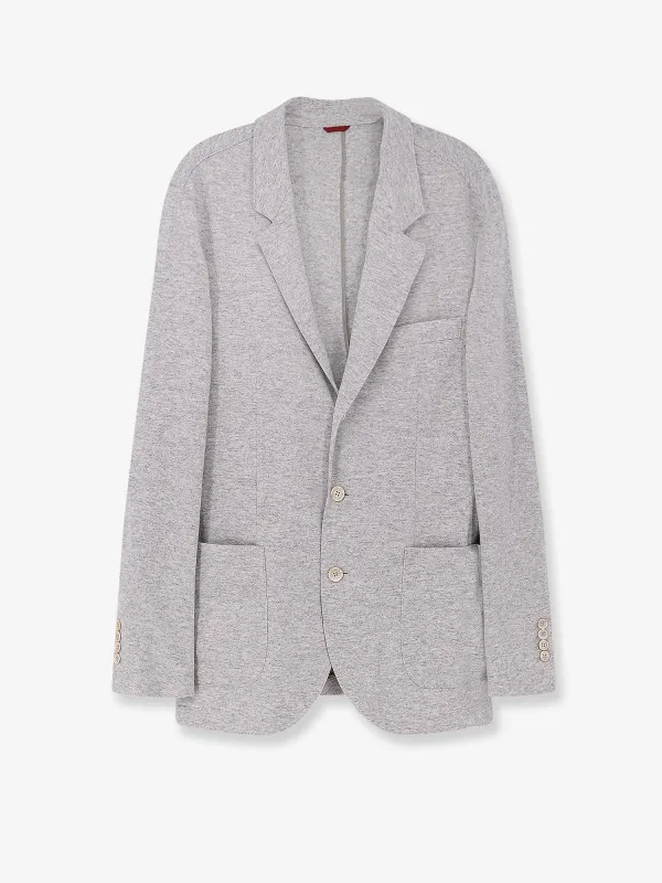 Brunello Cucinelli Mélange cashmere blazer sold by Siebentaschen