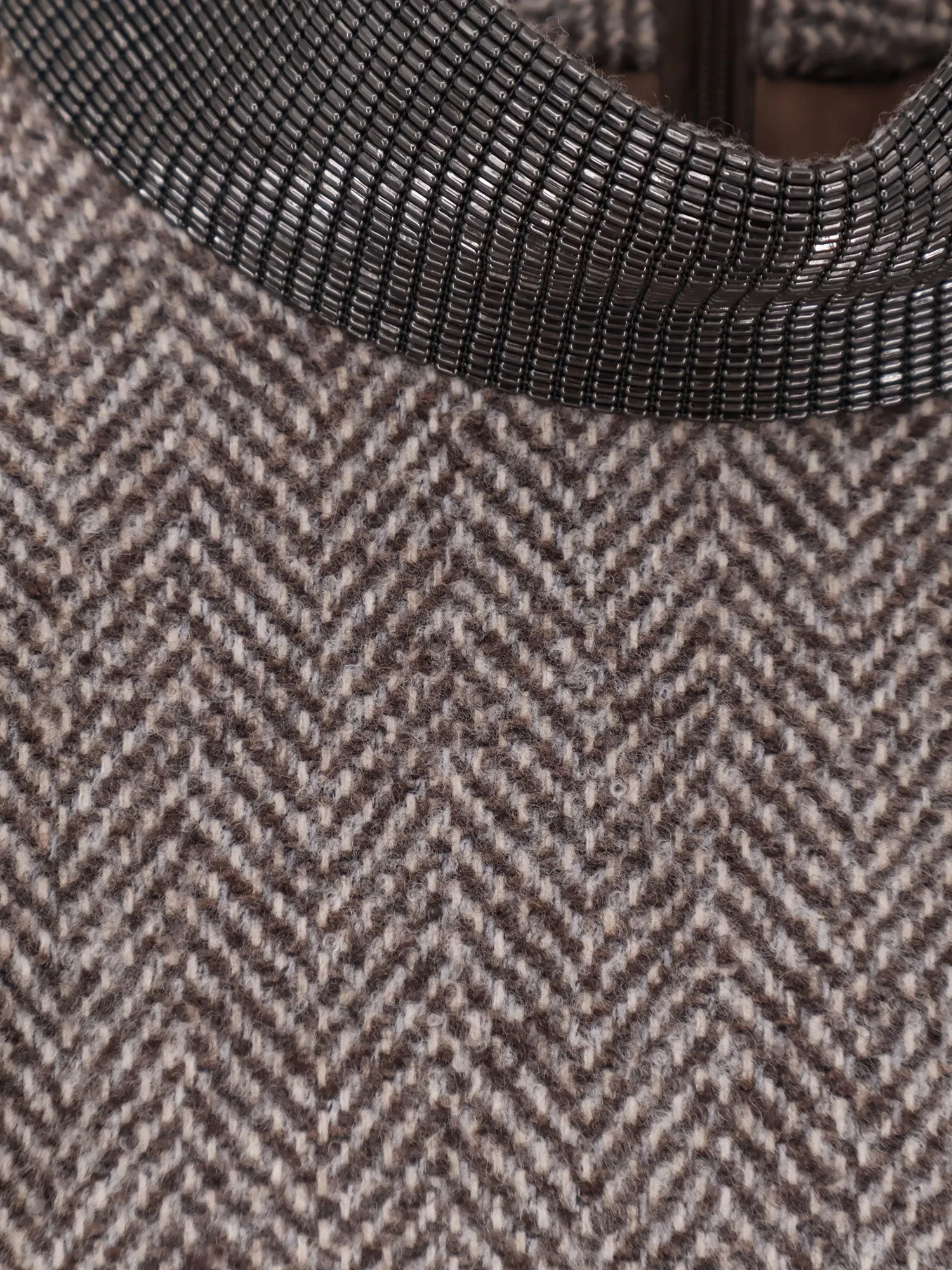 Brunello Cucinelli Virgin wool mini dress sold by Siebentaschen product image thumbnail 3