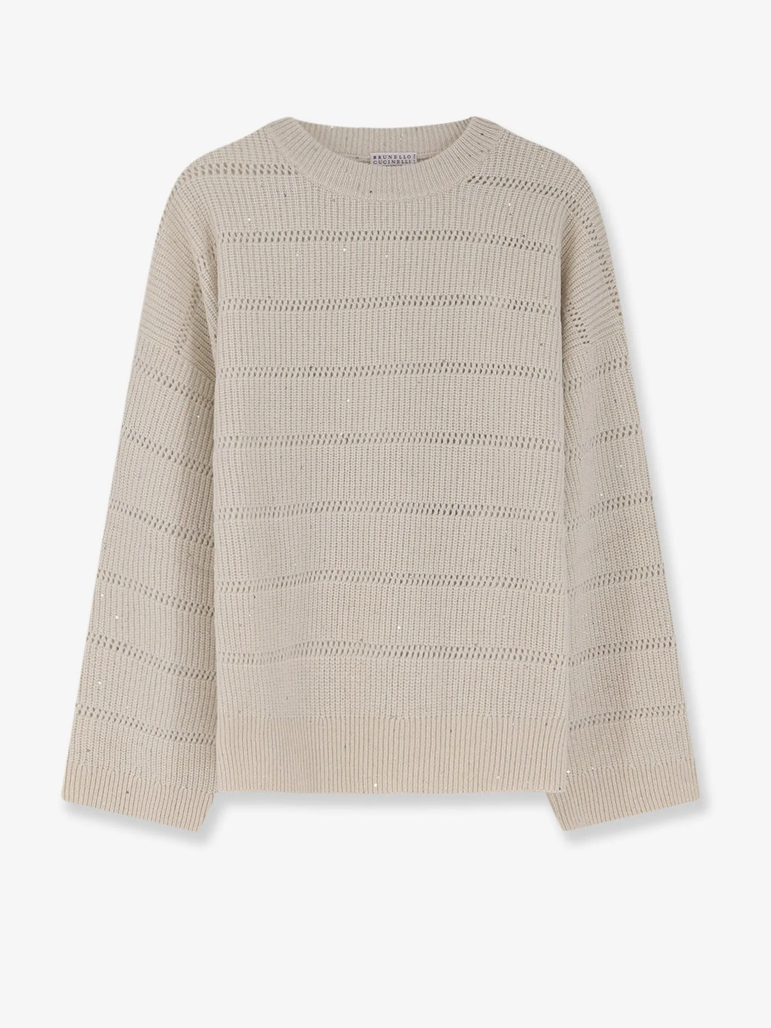 Brunello Cucinelli Dazzling cashmere and wool sweater sold by Siebentaschen