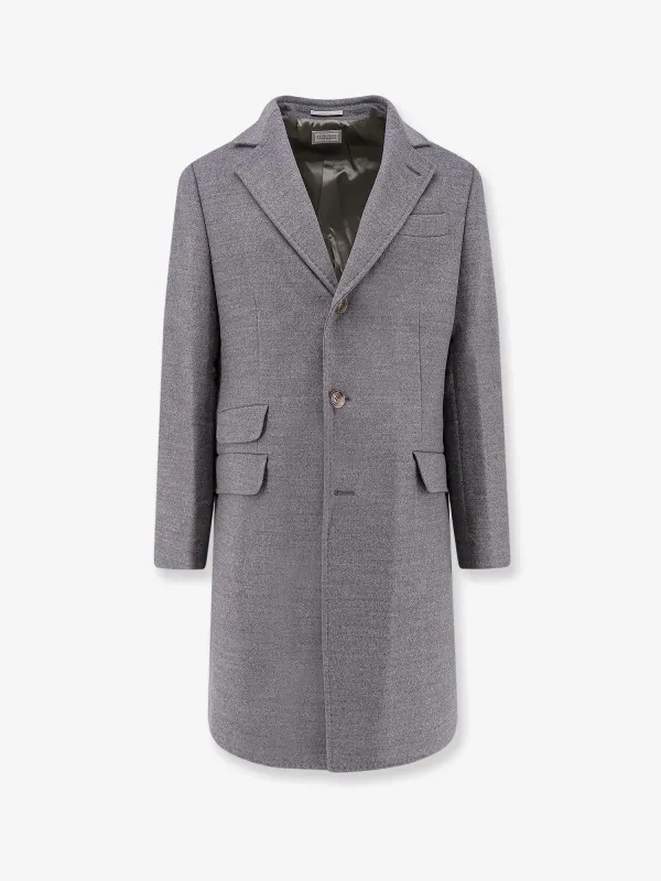 Brunello Cucinelli Wool coat sold by Siebentaschen