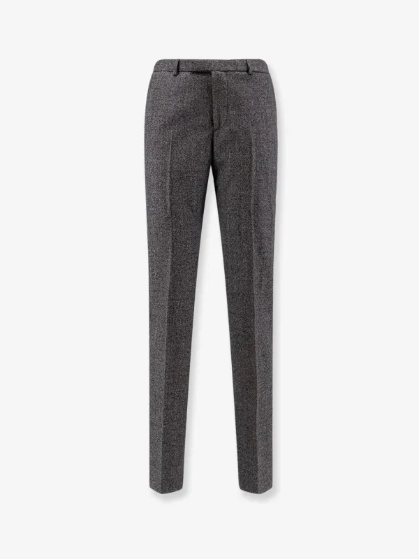 Gucci Mouliné wool trousers sold by Siebentaschen