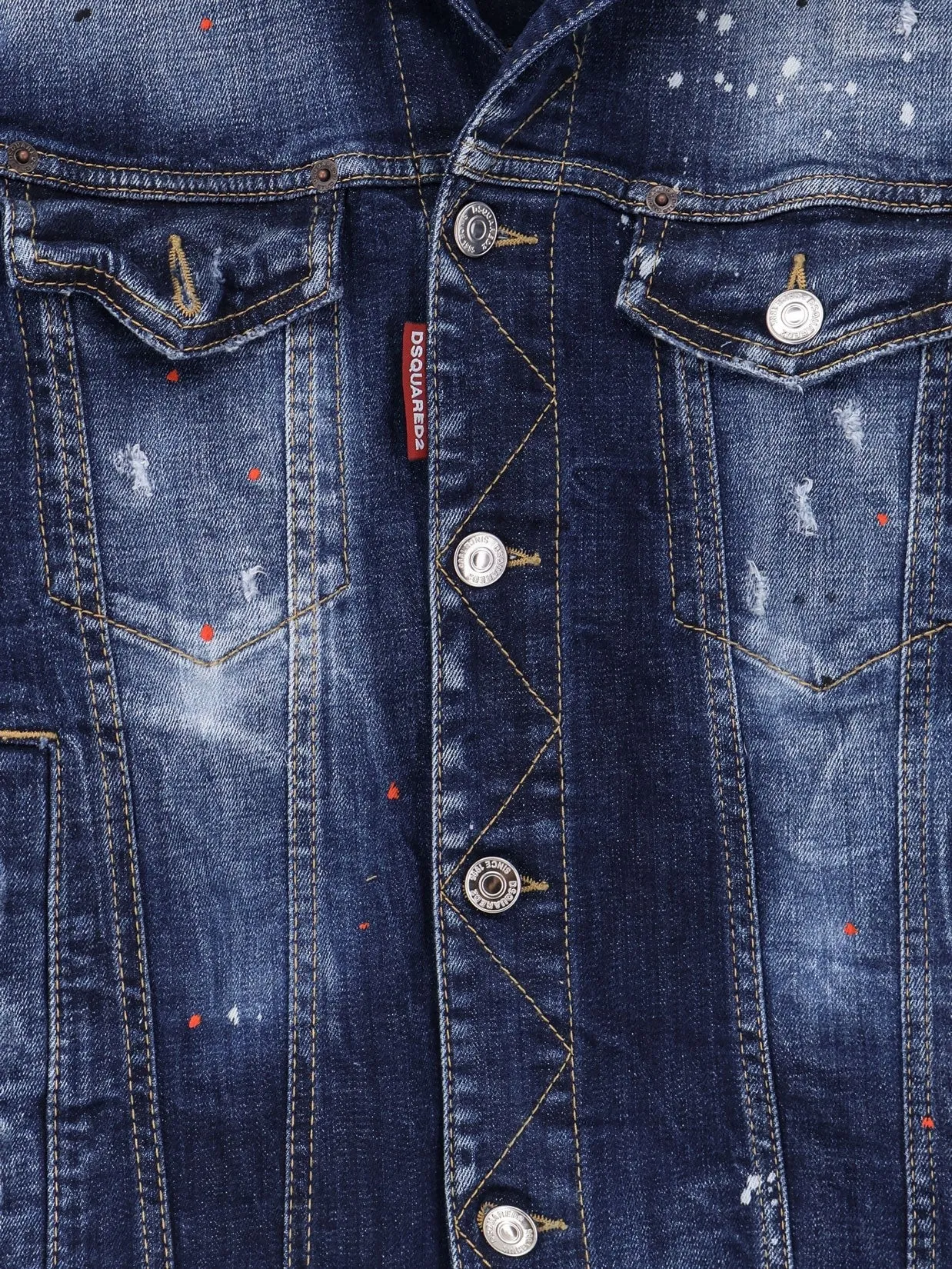 Dsquared2 Blue denim jacket sold by Siebentaschen product image thumbnail 3