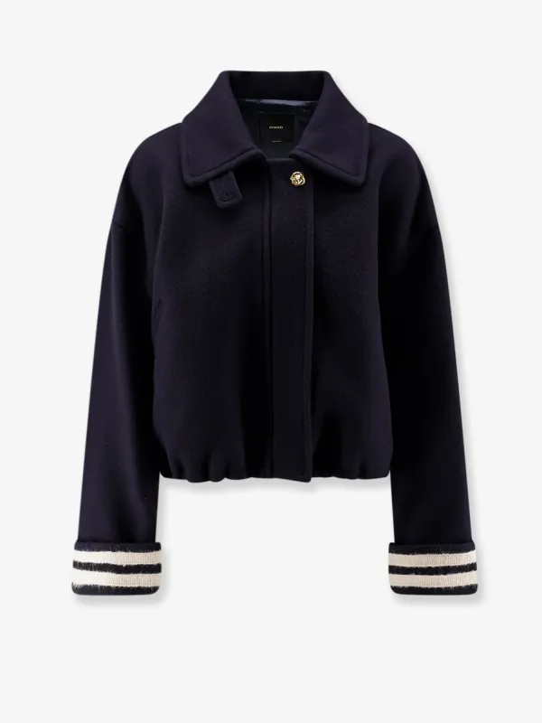 Pinko Extra-fine wool blend Ciambella coat sold by Siebentaschen