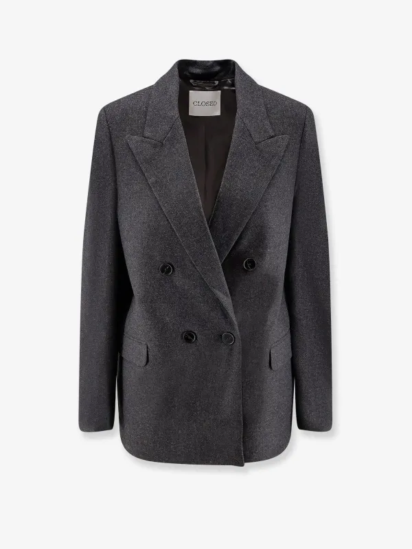CLOSED Wool melange blend blazer sold by Siebentaschen