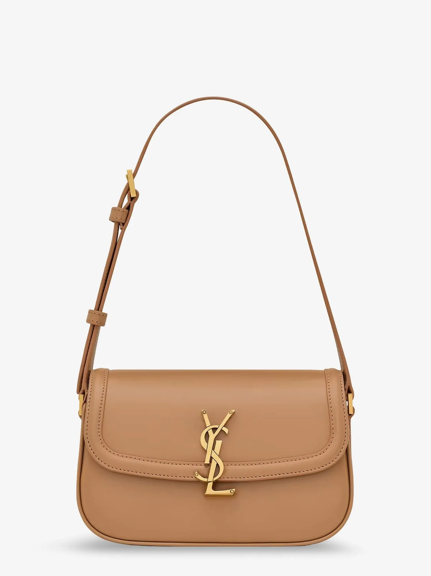 Saint Laurent Solferino leather shoulder bag sold by Siebentaschen
