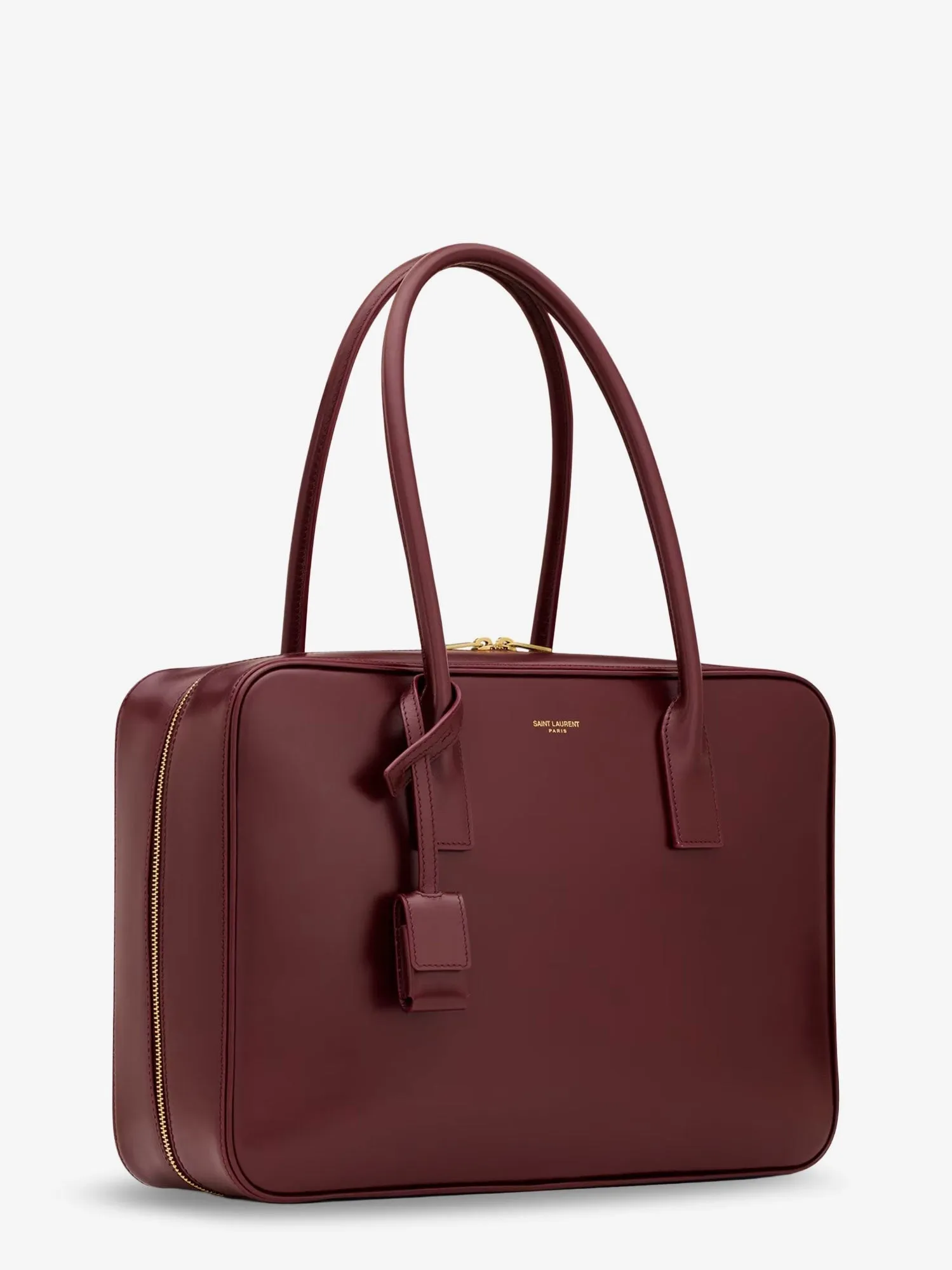 Saint Laurent Sac de Jour in Box leather handbag with metal lock detail sold by Siebentaschen product image thumbnail 3