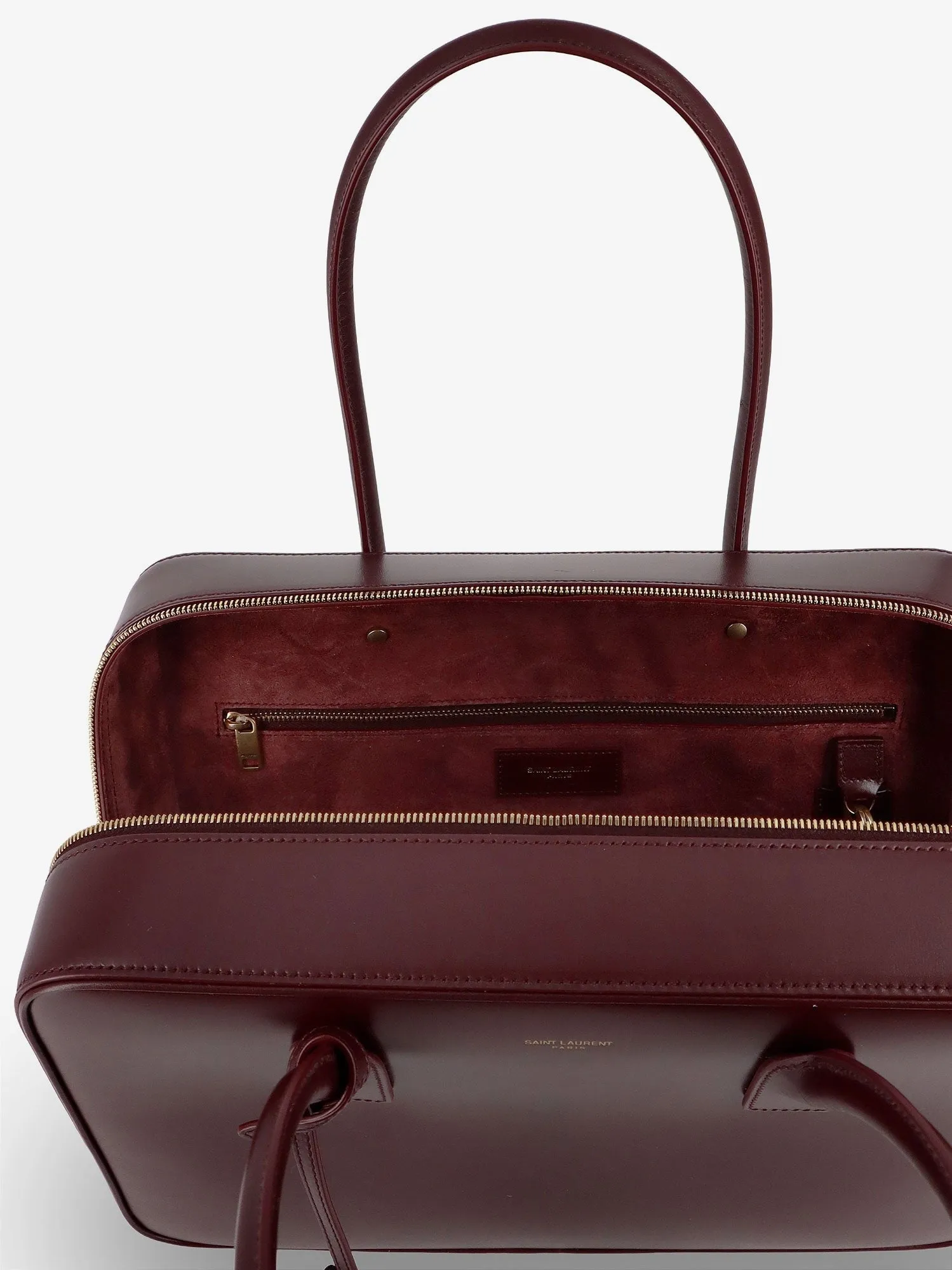 Saint Laurent Sac de Jour in Box leather handbag with metal lock detail sold by Siebentaschen product image thumbnail 4