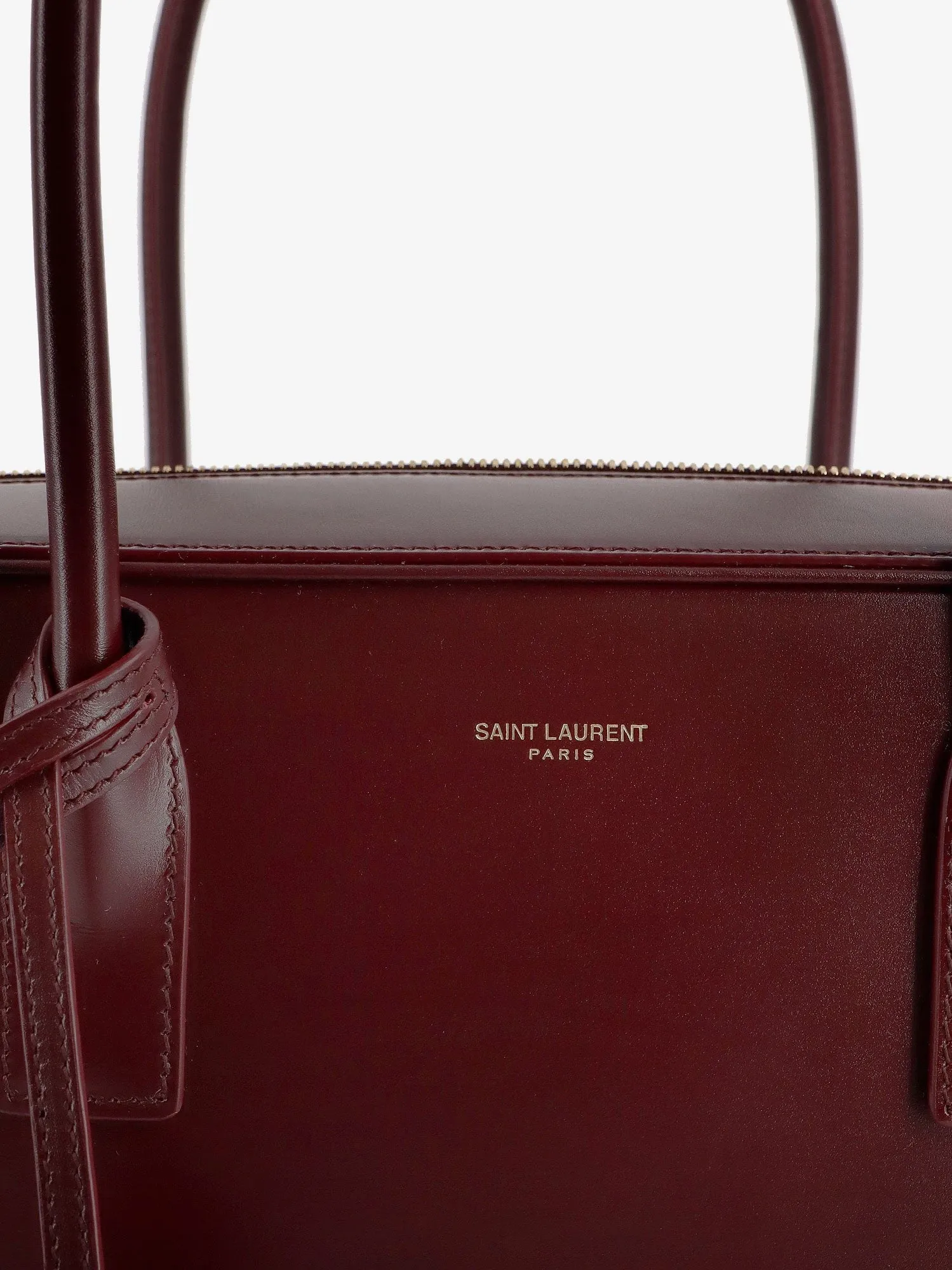 Saint Laurent Sac de Jour in Box leather handbag with metal lock detail sold by Siebentaschen product image thumbnail 5