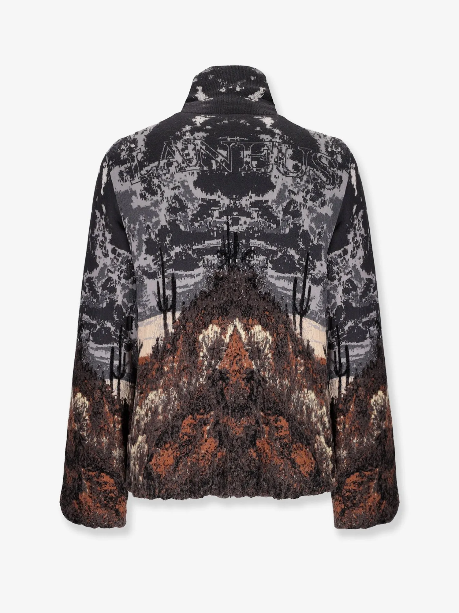 Laneus Knitted cotton and wool jacket sold by Siebentaschen product image thumbnail 2