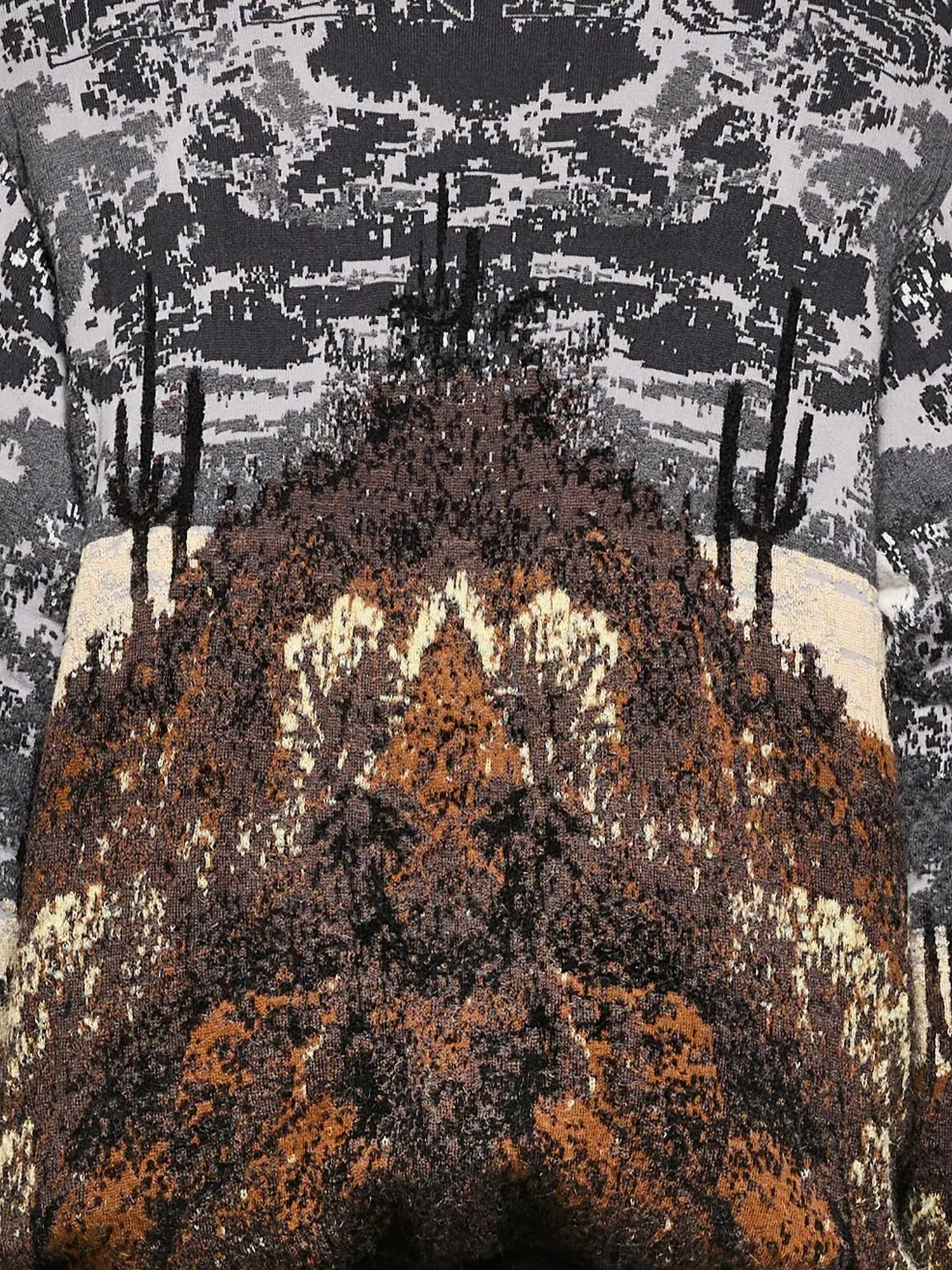 Laneus Knitted cotton and wool jacket sold by Siebentaschen product image thumbnail 3