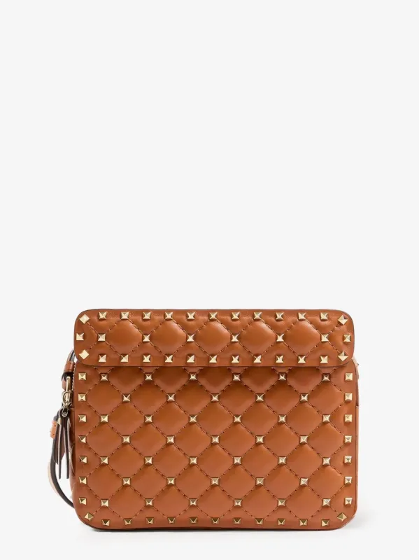 Valentino Garavani Rockstud Spike leather shoulder bag sold by Siebentaschen