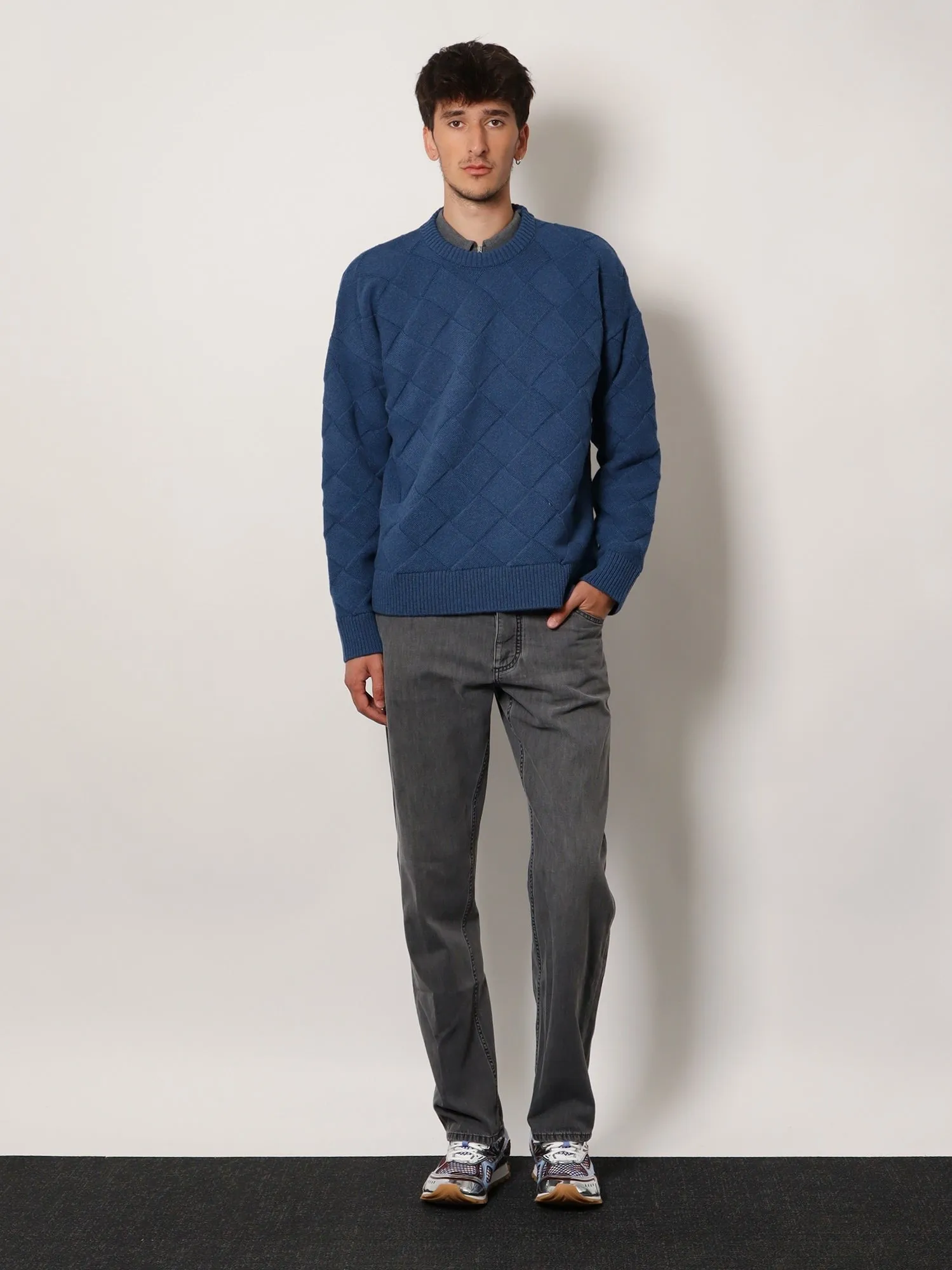 Bottega Veneta Intreccio 3D wool sweater sold by Siebentaschen product image thumbnail 2