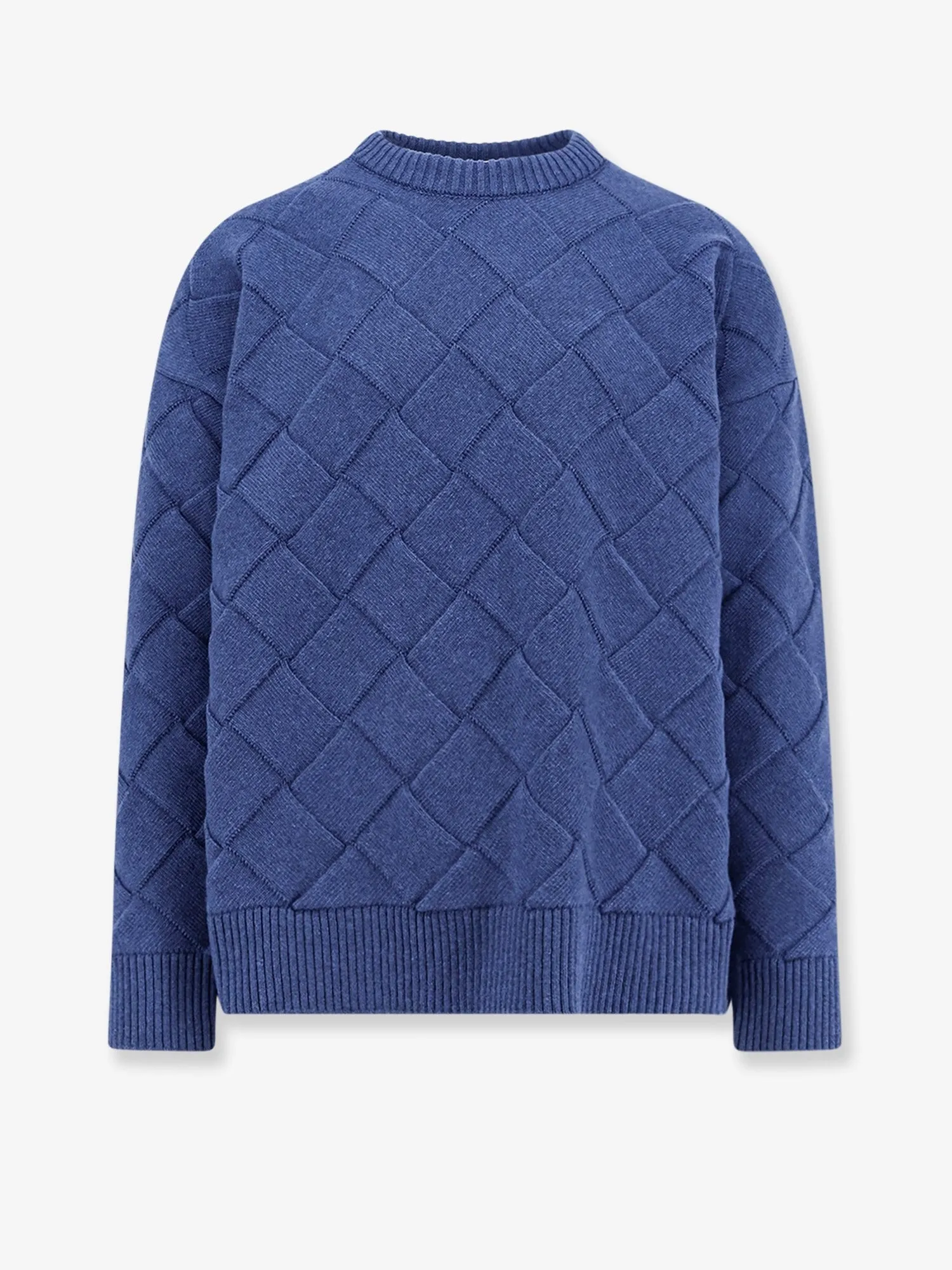Bottega Veneta Intreccio 3D wool sweater sold by Siebentaschen